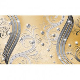 Fototapeta na stenu - FT4619 - Žlto diamantový ornament