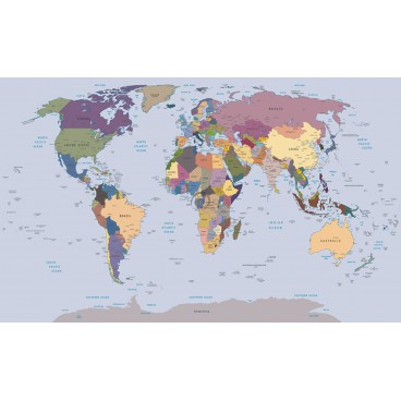 Fototapeta na zeď - FT4628 - Mapa světa