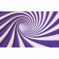 Fototapeta na stenu - FT2192 - Špirálový fialový tunel - 3D