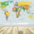 Fototapeta na stenu - FT2395 - Mapa sveta – farebná