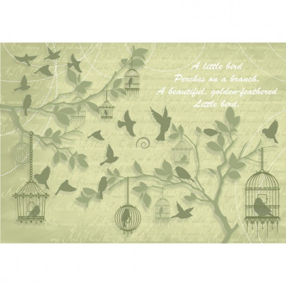 Fototapeta na stenu - FT4750 - Vintage vtáky