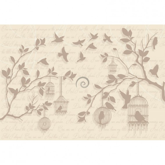 Fototapeta na stenu - FT3494 - Vintage vtáky