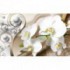 Fototapeta na stenu - FT4771 - Orchidea a bielo zlatý ornament