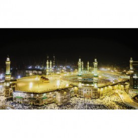 Fototapeta na stenu - FT5060 - Nočná Kaaba v Mekke