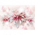 Fototapeta na stenu - FT5130 - Červeno biely kvet