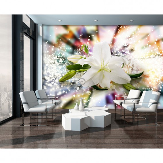 Fototapeta na stenu - FT5180 - Biely kvet