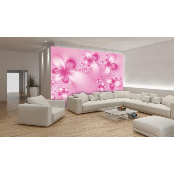 Fototapeta na stenu - FT0469 - Ružové kvety