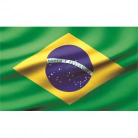 Fototapeta na stenu - FT0540 - Brazílska vlajka
