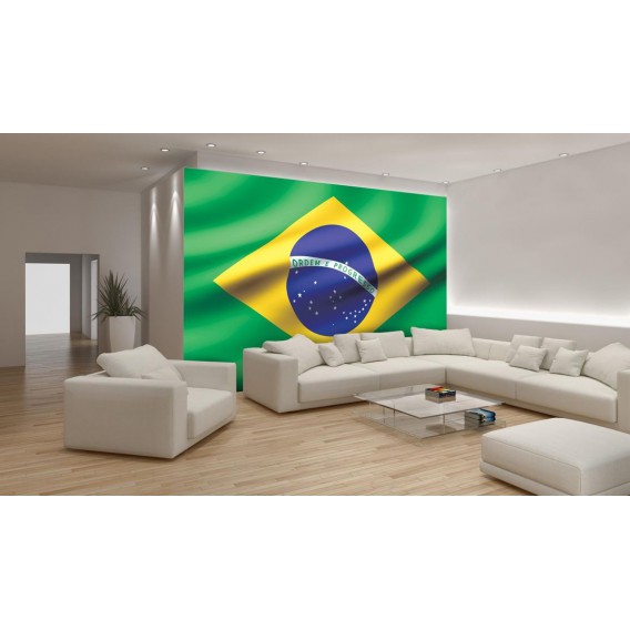Fototapeta na stenu - FT0540 - Brazílska vlajka