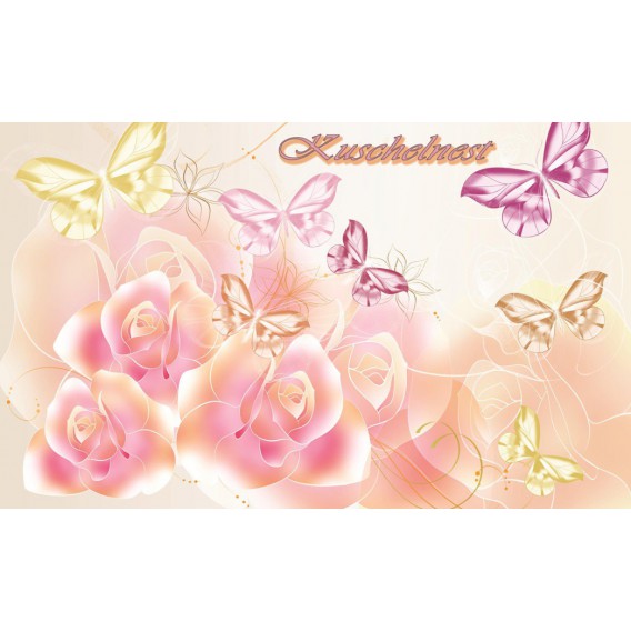 Fototapeta na stenu - FT0246 - Motýle a kvety
