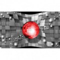 Fototapeta na stenu - FT5485 - 3D červená guľa