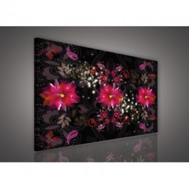 Obraz na plátne obdĺžnik - OB0553 - Ružové kvety