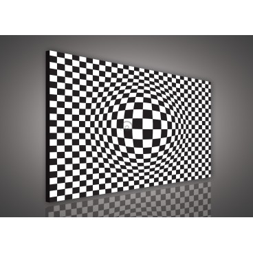 Obraz na plátne obdĺžnik - OB0557 - Čiernobiele kocky