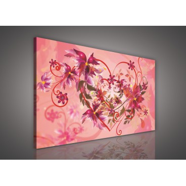 Obraz na plátne obdĺžnik - OB0678 - Ružové kvety