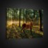 Obraz na plátne obdĺžnik - OB0734 - Jeleň v lese