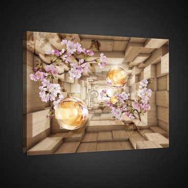 Obraz na plátne obdĺžnik - OB0760 - Ružové kvety
