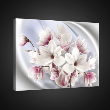 Obraz na plátne obdĺžnik - OB0823 - Ružové kvety