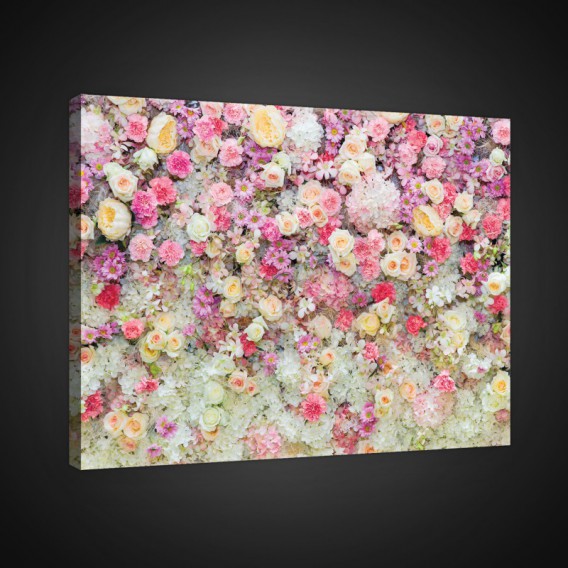 Obraz na plátne obdĺžnik - OB0843 - Farebné kvety