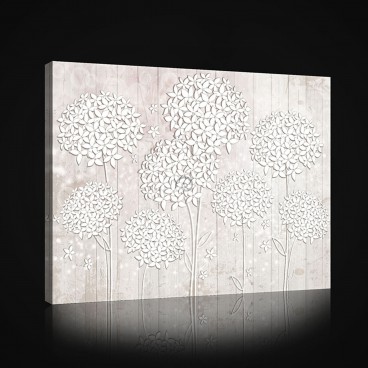 Obraz na plátne obdĺžnik - OB0994 - Biele kvety