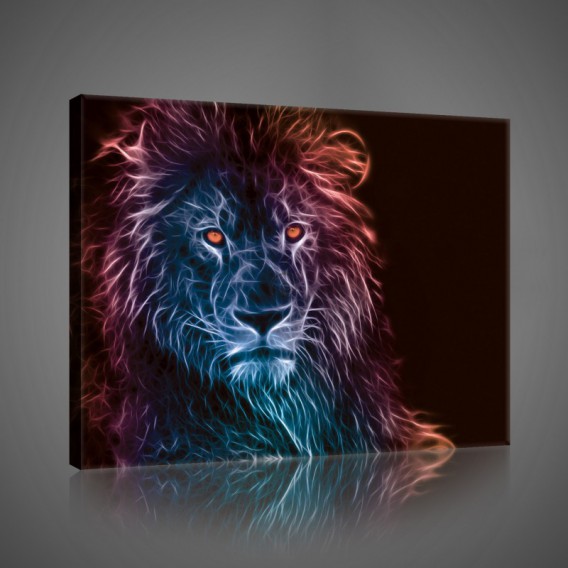 Obraz na plátne obdĺžnik - OB1040 - Lev