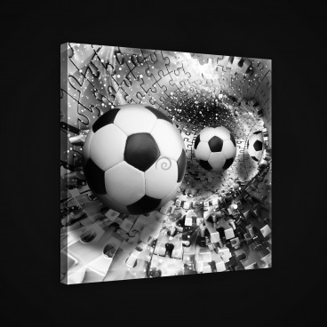 Obraz na plátne štvorec - OB1880 - Futbalová lopta