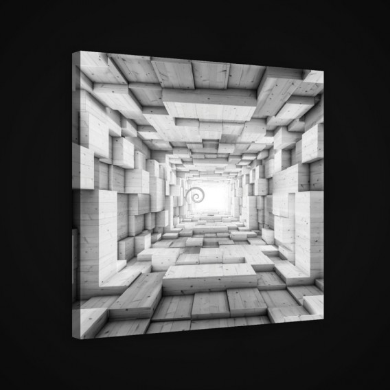 Obraz na plátne štvorec - OB1888 - 3D kocky