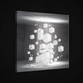 Obraz na plátne štvorec - OB1932 - 3D kocky