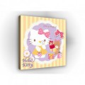 Obraz na plátne štvorec - OB2138 - Hello Kitty