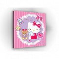 Obraz na plátne štvorec - OB2140 - Hello Kitty