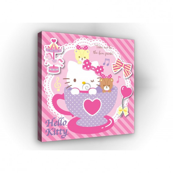 Obraz na plátne štvorec - OB2141 - Hello Kitty