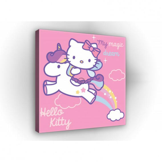 Obraz na plátne štvorec - OB2143 - Hello Kitty