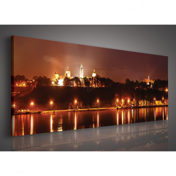 Obraz na plátne panoráma - OB2190 - Nočná Katedrála
