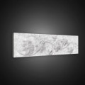 Obraz na plátne panoráma - OB2198 - Abstraktné biele kvety