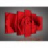 Obraz na plátne viacdielny - OB2343 - Červená ruža
