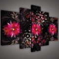 Obraz na plátne viacdielny - OB2368 - Ružové kvety