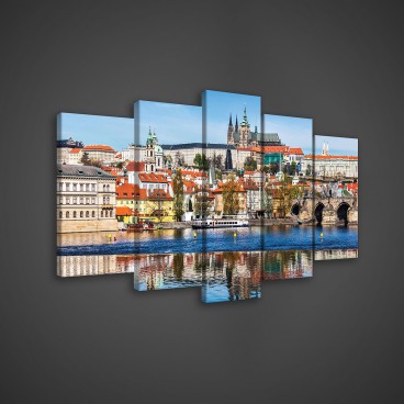 Obraz na plátne viacdielny - OB3518 - Praha
