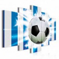 Obraz na plátne viacdielny - OB3608 - Futbalová lopta