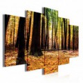 Obraz na plátne viacdielny - OB3751 - Jesenný les
