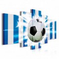 Obraz na plátne viacdielny - OB3874 - Futbalová lopta