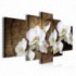 Obraz na plátne viacdielny - OB3890 - Biele kvety