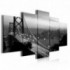 Obraz na plátně vícedílný - OB3985 - Noční most