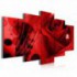 Obraz na plátne viacdielny - OB4007 - Červená ruža