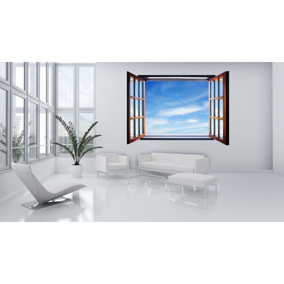 Fototapeta - FT0069 - Okno - obloha