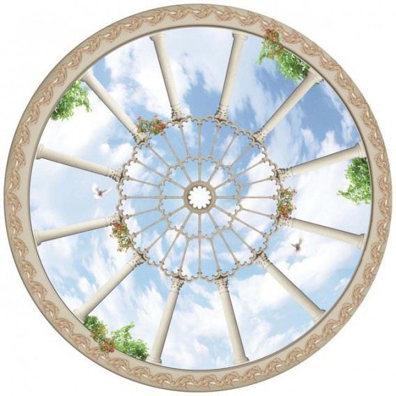 Fototapeta - FT0085 - Stropné okno - obloha