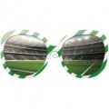 Fototapeta - FT0524 - Okuliare a futbalový štadión bielo zelené