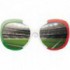 Fototapeta - FT0526 - Okuliare a futbalový štadión zeleno, bielo červené