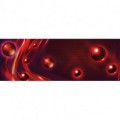 Rohová fototapeta - FT4062 - Červené bubliny