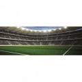 Rohová fototapeta - FT0504 - Futbalový štadión - pohľad z rohu ihriska