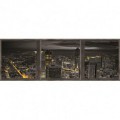 Rohová fototapeta - FT0360 - Nočné mesto - okno
