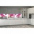 Panel kuchynská linka - FT5688 - Ružové orchidey a kamene